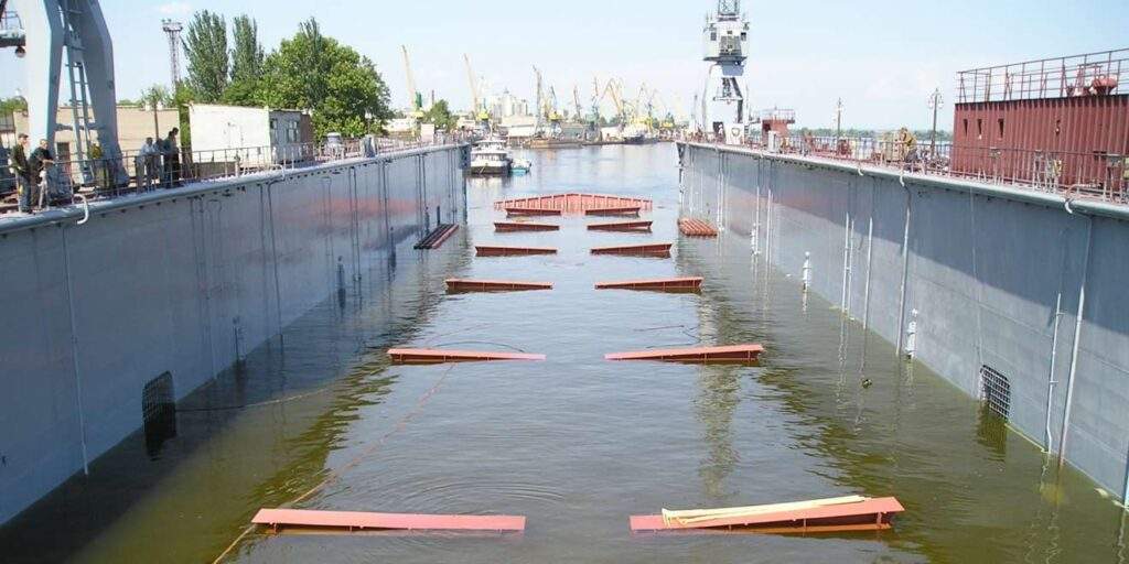 Schwimmende Docks