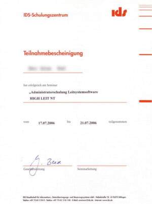 IDS-certificate-HighLeit-Administration